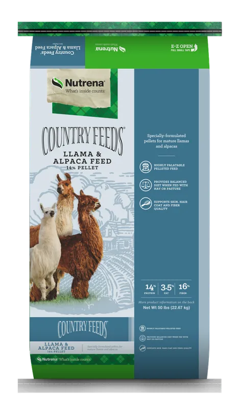 Nutrena Country Feeds Llama/Alpaca Feed 50lbs