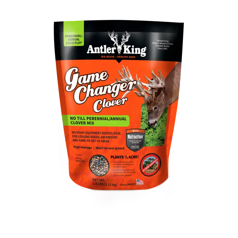 Antler King Game Changer 2.5lb Clover Food Plot Mix