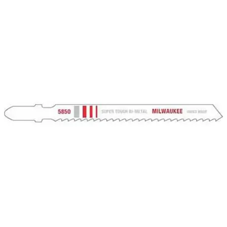 Milwaukee 4" 8 TPI Bi-Metal Jig Saw Blade (5 PK)