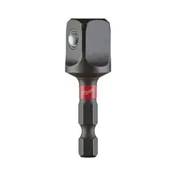 Milwaukee SHOCKWAVE™ 1/4" Hex to 1/2" Square Socket Adapter