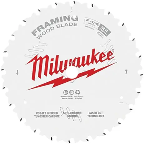 7-1/4" 24T Framing Circular Saw Blade