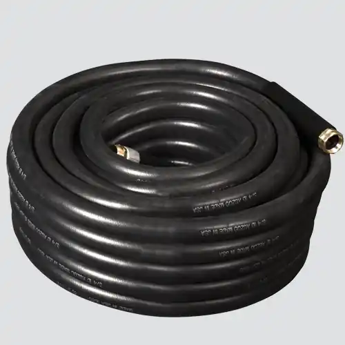 Apache 5/8" x 75‘ Heavy-Duty Industrial Rubber Water Hose Assembly