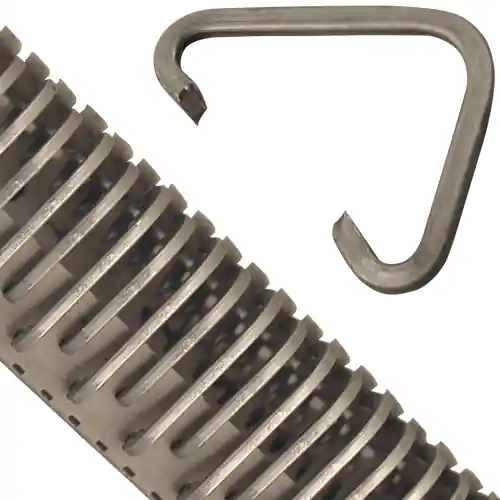 Apache 7" 4-1/2 Clipper® Wire Hooks with Duralink™ Connecting Pin — Rectangular High Tensile
