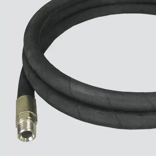 Apache 3/8" Hydraulic Hose Assembly — Male x Male (Packaged)