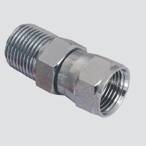Apache 1/2" Male Pipe Thread x 1/2" Female JIC Swivel Hydraulic Adapter