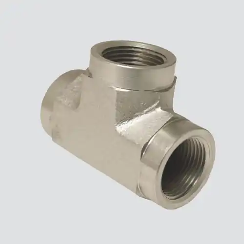 Apache Style 5605 3/8" Female Pipe Thread Hydraulic Tee Adapter