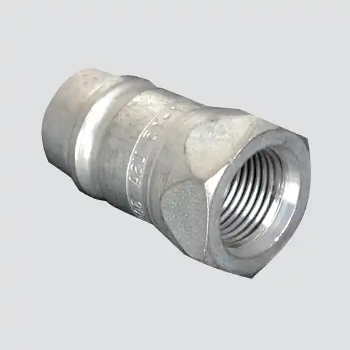Apache 1/2" ISO Male Tip x 1/2" Female Pipe Thread Ball Valve Hydraulic Quick Disconnect (S71-4)