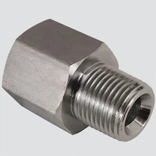 Apache FF6404 5/8" Female O-ring Boss x 1/2" Male Pipe Thread Quick Disconnect Skid Steer Adapter