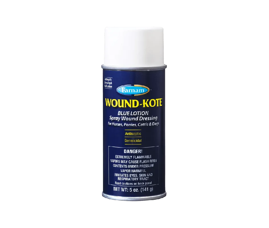 Farnam Wound-Kote Blue Lotion Spray 5oz