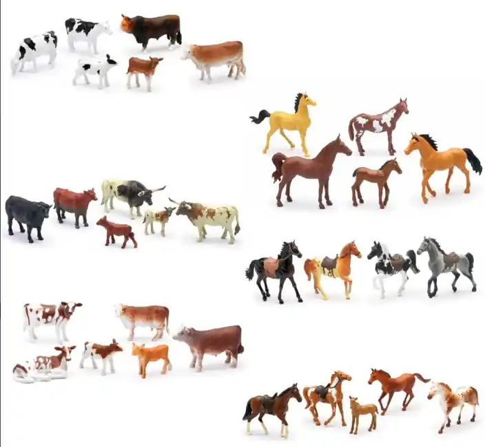 New Ray Toys USA 1 32 Farm Animal Playset Assorted