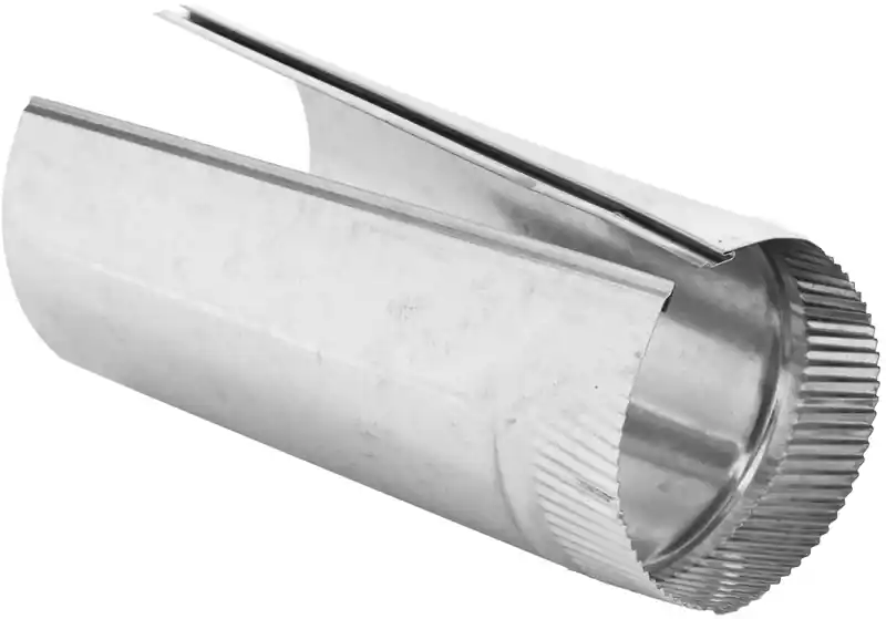 Gray Metal 6"x24" Galvanized Stove Pipe 26ga