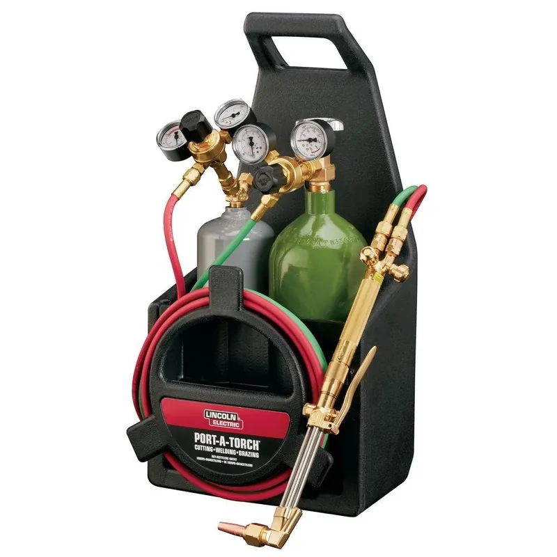 Lincoln Electric Port-a-Torch Kit with Oxygen & Acetylene Tanks Included KH990