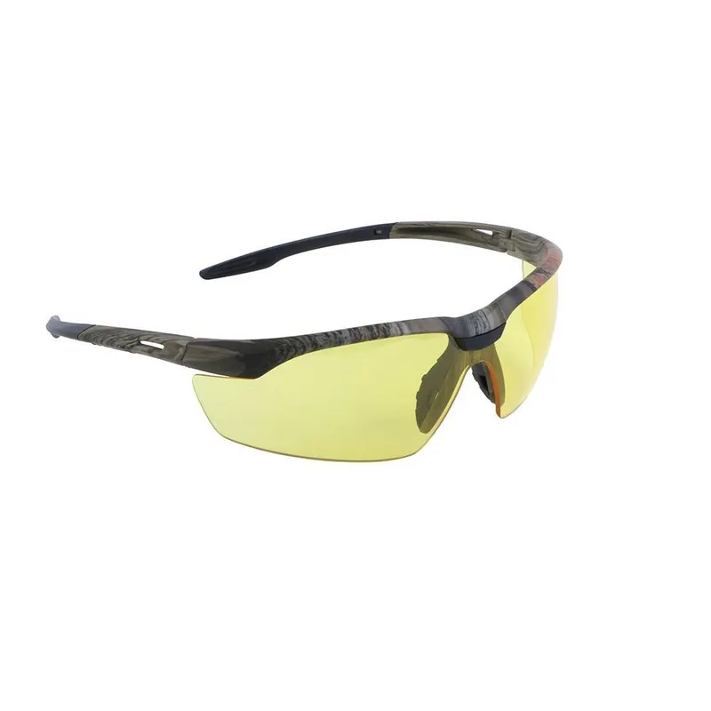 Lincoln Electric Camo Frame Amber Lens Safety Glasses KH970