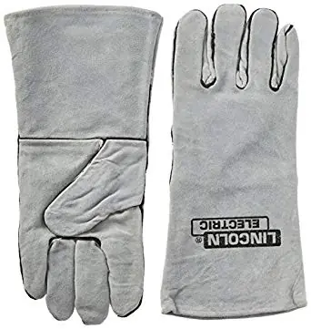 Lincoln Electric Gray Leather Welding Gloves KH641