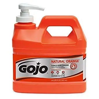 GOJO® NATURAL* ORANGE™ Pumice Hand Cleaner 1/2 Gallon Dispensing Pump 0958-04