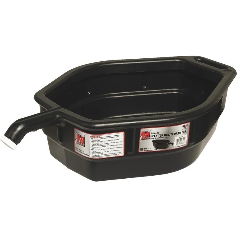 Midwest Can 5 Gallon Oil/Fluid Drain Pan 6395