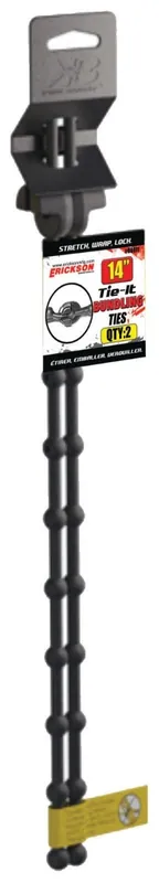 Erickson Tie-It Bundling Tie (14" length), 2 Pack
