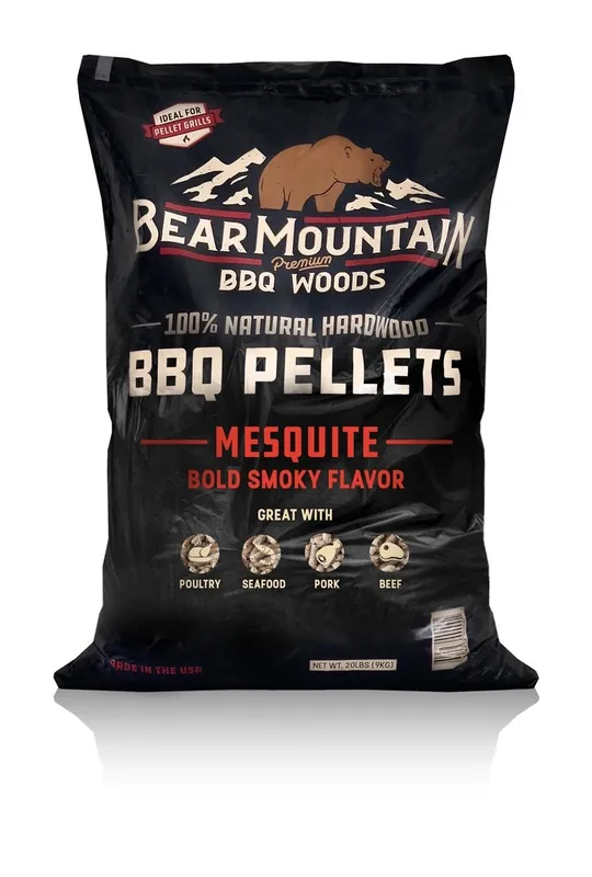 Bear Mountain Wood Grilling Pellets 20lb Mesquite