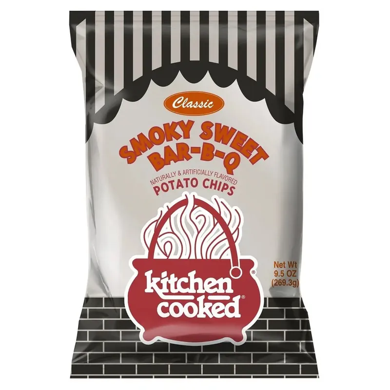 Kitchen Cooked BBQ Flavored Potato Chips - 9.75-Ounce