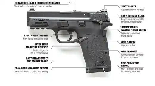 Smith & Wesson M&P380 SHIELD EZ .380ACP Semi-Auto Pistol