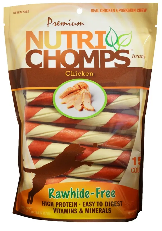 Nutri Chomps Chicken Twist 15 Ct.