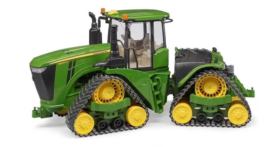 Bruder John Deere 9620RX Tractor with Track Belts 1 16 Scale Farm Toy 9817