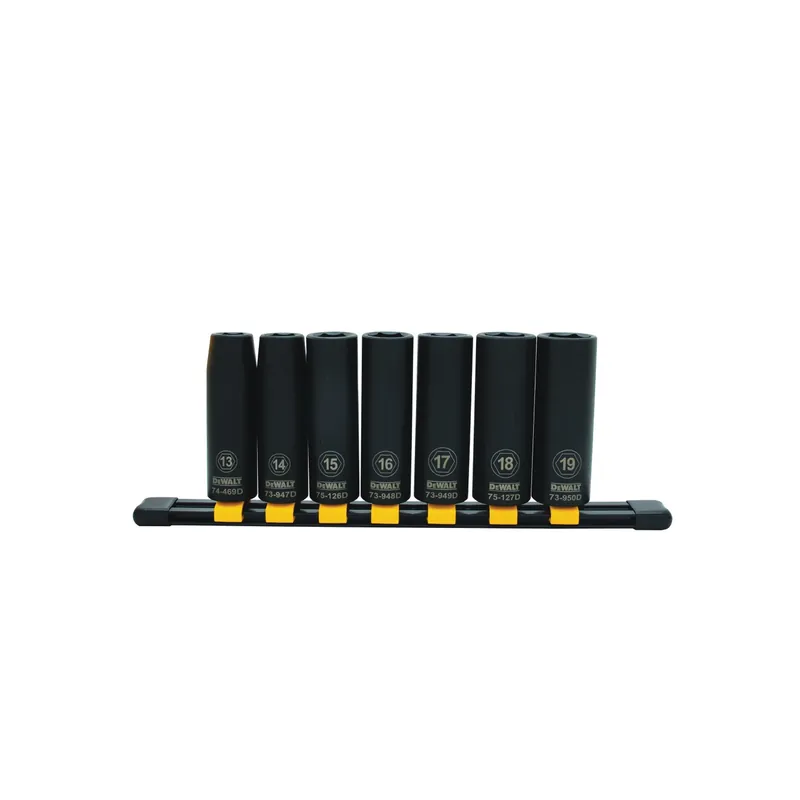 DeWalt 7-Piece Metric Deep Impact Socket Set DWMT74449OSP