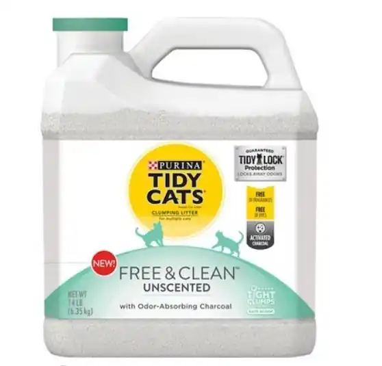 Tidy Cats Free & Clean Unscented Clumping Cat Litter 20