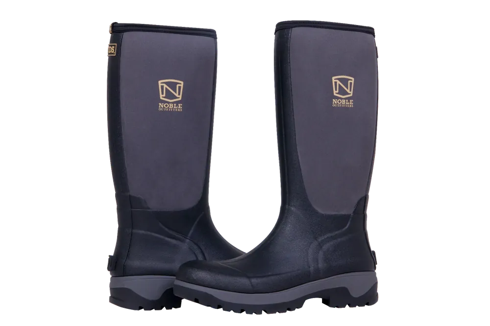 Noble Outfitters Men‘s MUDS High Black Neoprene and Rubber Boot