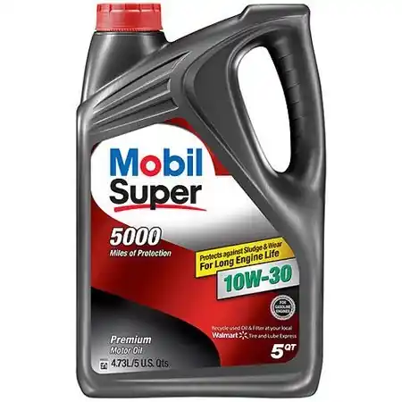 Mobil Super Motor Oil - 5 Qt. - 10W30