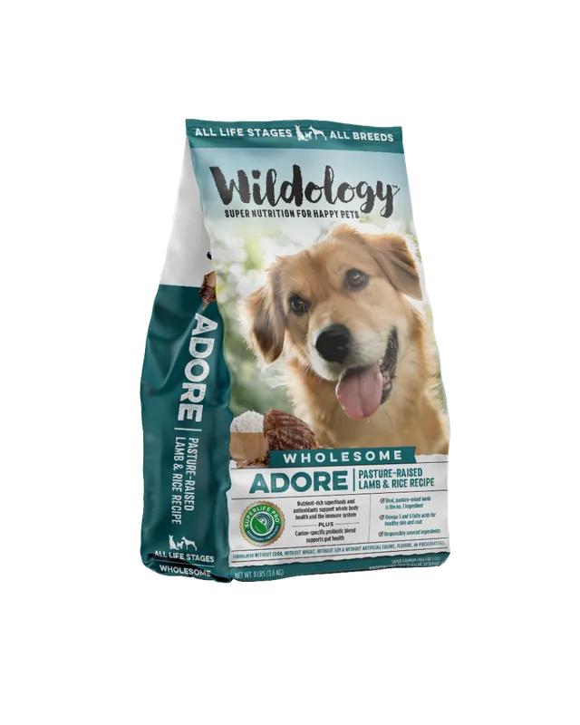Wildology Adore Lamb & Rice Dog Food 30lb