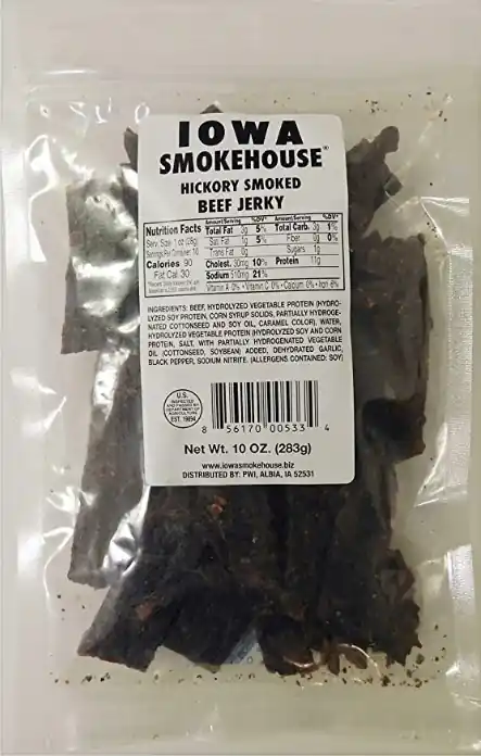 Iowa Smokehouse Beef Jerky - 10oz Package (Hickory Smoked)