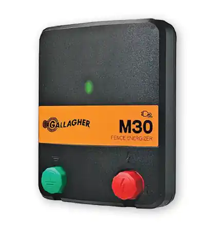 Gallagher 5 Mile M30 Fencer G331434 - Electric Fence Charger