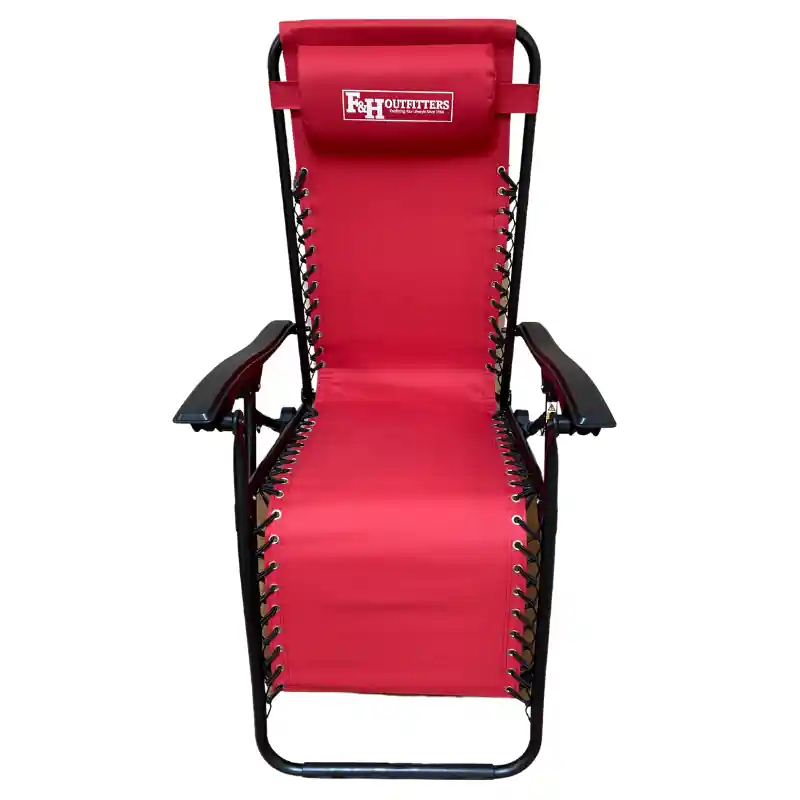 Backyard Expressions Anti-Gravity Lounge Chair- Red