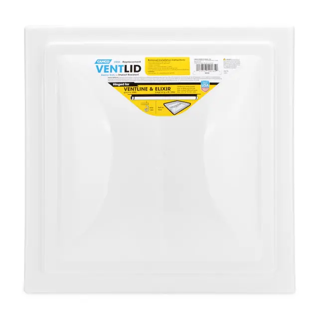 Camco Vent Lid Ventline pre ‘08 / Elixir ‘94 up White PDQ