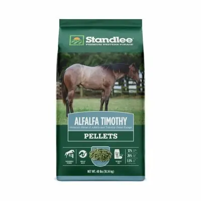 Standlee Premium Western Forage Premium Alfalfa - Timothy Pellets - 40 lbs