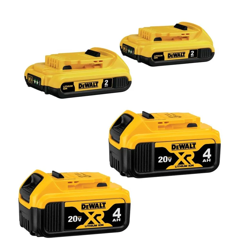 Dewalt 20-Volt MAX Lithium-Ion Battery Pack (4-Pack)