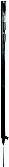Zareba Step-in Poly Fence Post - Black