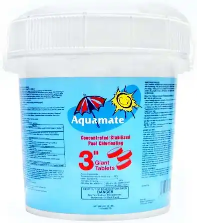 Aquamate 3" Pool Chlorine Tablets 10lb