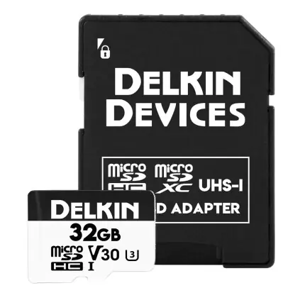 Delkin Devices 32GB Action Hyperspeed MicroSDHC Card