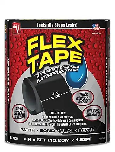Flex Tape 4in X 5ft - Black
