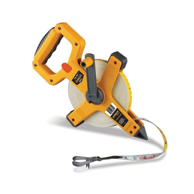 Komelon 6622 Open Reel Fiberglass Tape Measure 200‘