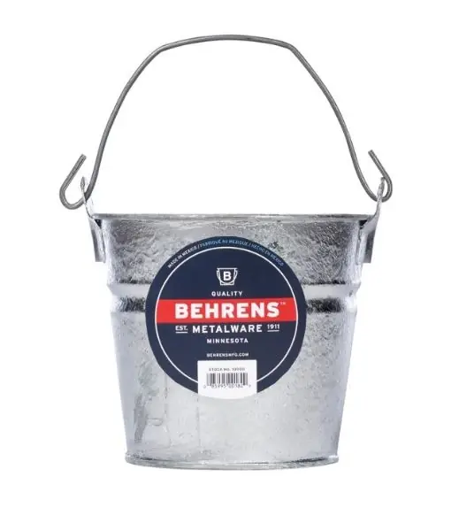Behrens 2 Quart Hot Dipped Pail