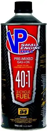 VP Small Engine - Pre-Mixed 40 1 Gas & Oil 2 Cycle Fuel - Quart