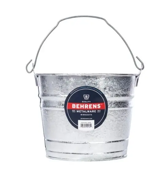Behrens 5 Quart Hot Dipped Pail