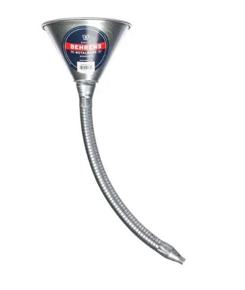 Behrens 1 Quart 14" Flex Spout Funnel with Screen
