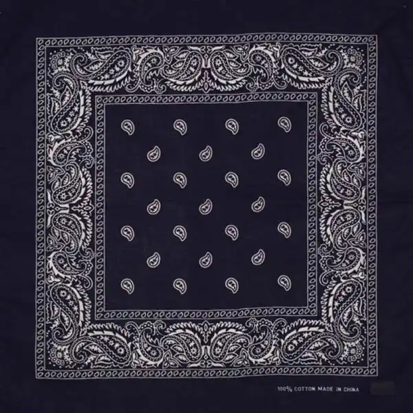 Artex Navy Paisley Bandana 8B002