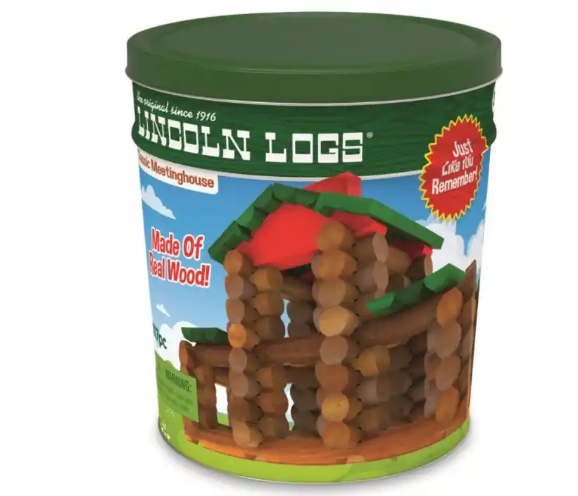 Lincoln Logs Meeting House 117 PC.