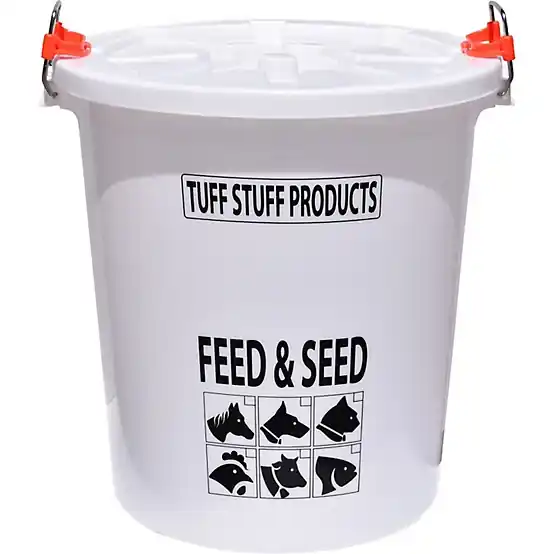 Tuff Stuff 12 gal. Feed and Seed Storage with Locking Lid