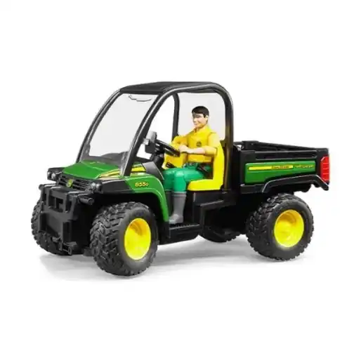 Bruder Toys John Deere Gator XUV 855D with Driver